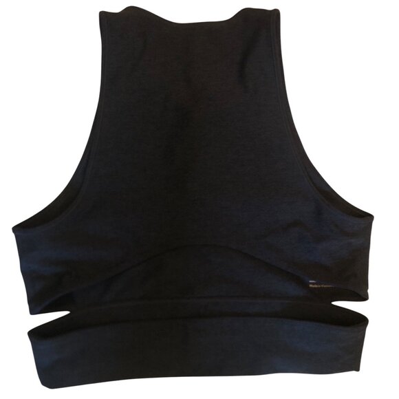Outdoor Voices dark gray Slashback Crop Top sz L--SOLD OUT on OV site - Picture 5 of 9